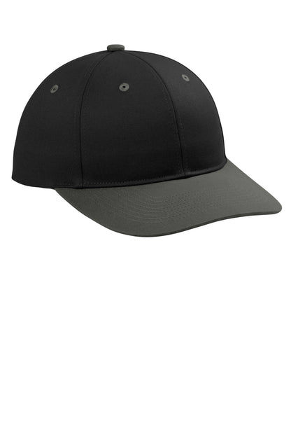 Bk/GyStl Port Authority Snapback Cap C118