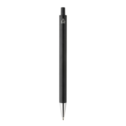 Black Amisk RCS Certified Recycled Aluminum Pen plain