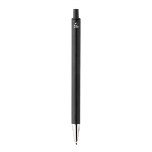 Black Amisk RCS Certified Recycled Aluminum Pen plain