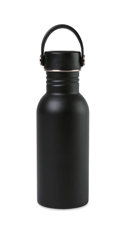 Black Arlo Classics Stainless Steel Hydration Bottle - 17 Oz. plain
