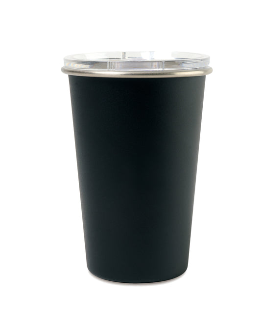 Black Arlo Classics Stainless Steel Travel Tumbler - 14 Oz. plain