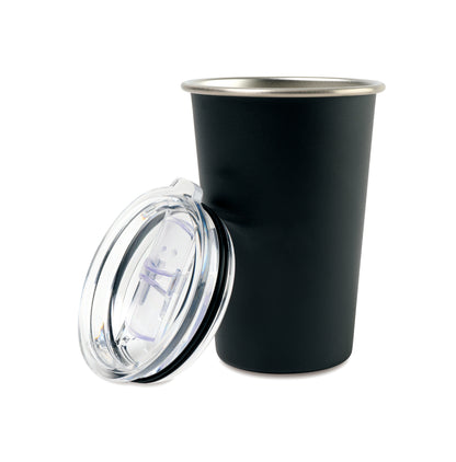 Black Arlo Classics Stainless Steel Travel Tumbler - 14 Oz. plain