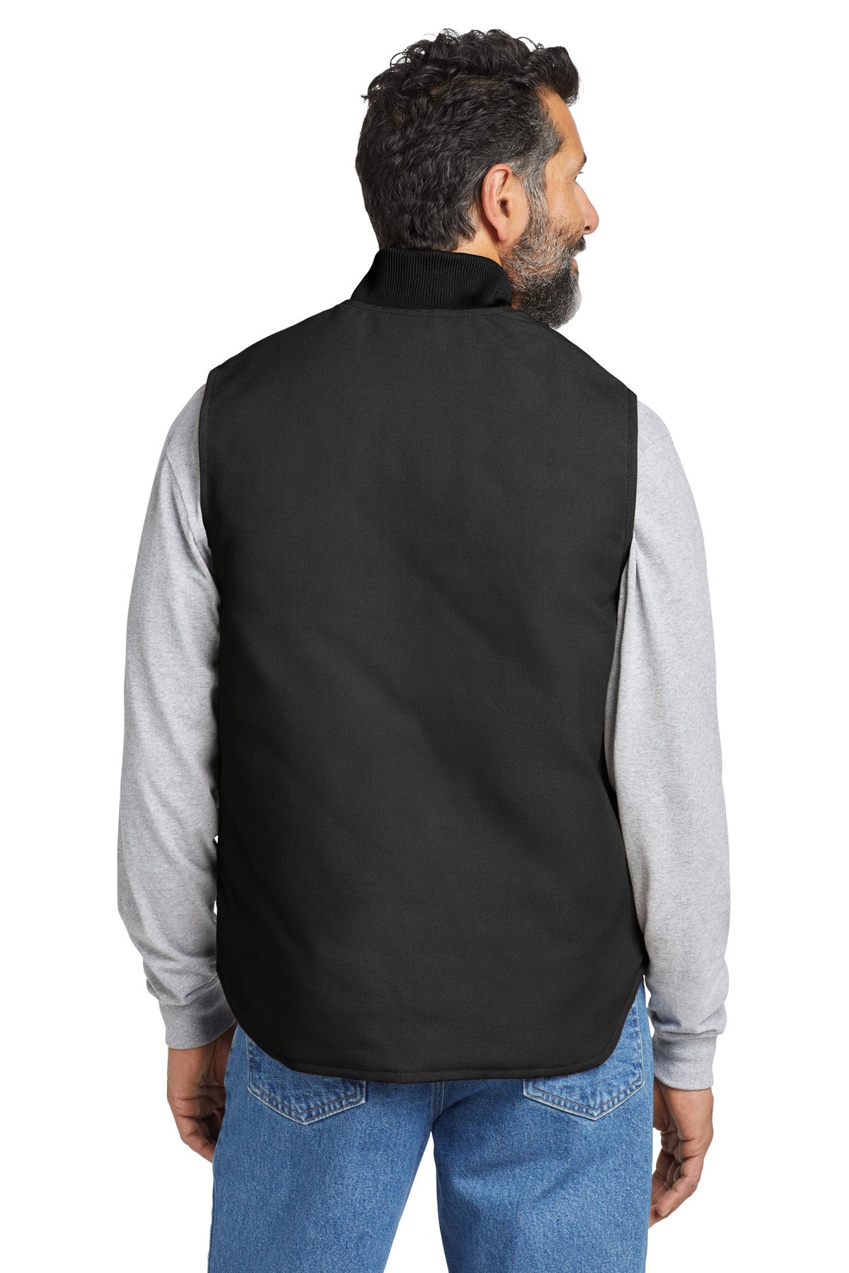Black Carhartt Duck Vest. CT106676
