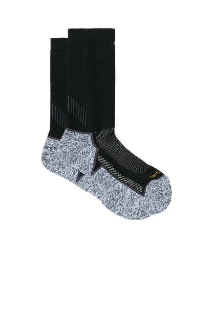 Black Carhartt Force Midweight Crew Sock (3-Pack) CTSC4223