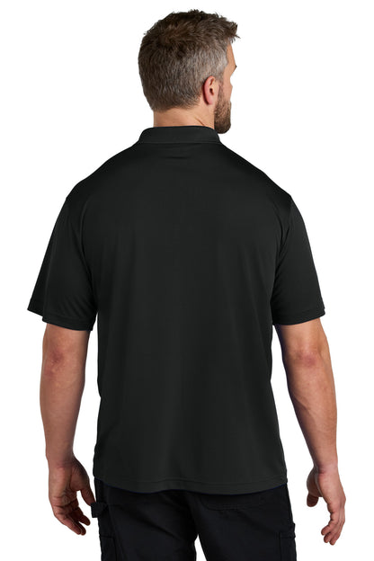 Black Carhartt Force Snag-Resistant Pocket Polo CT106880