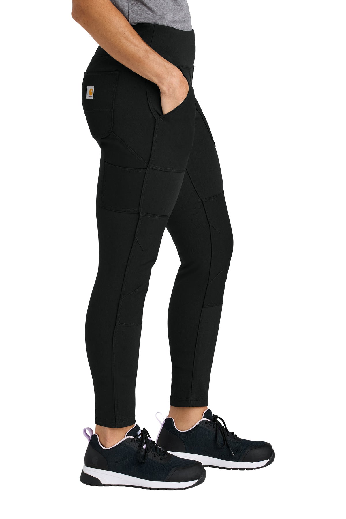 Black Carhartt Force Women's Midweight Utility Legging CT102482