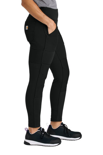 Black Carhartt Force Women's Midweight Utility Legging CT102482