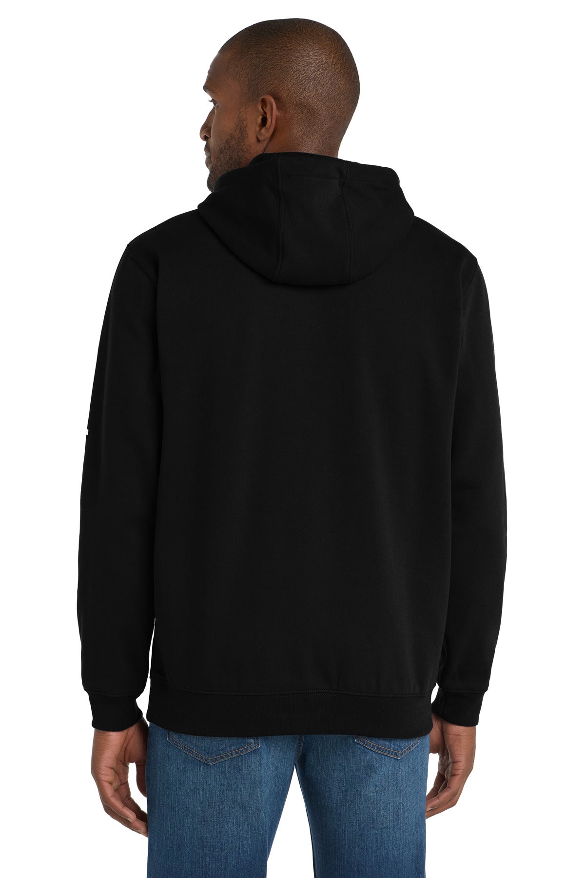Black Carhartt Midweight Hooded Logo Sweatshirt CTK288
