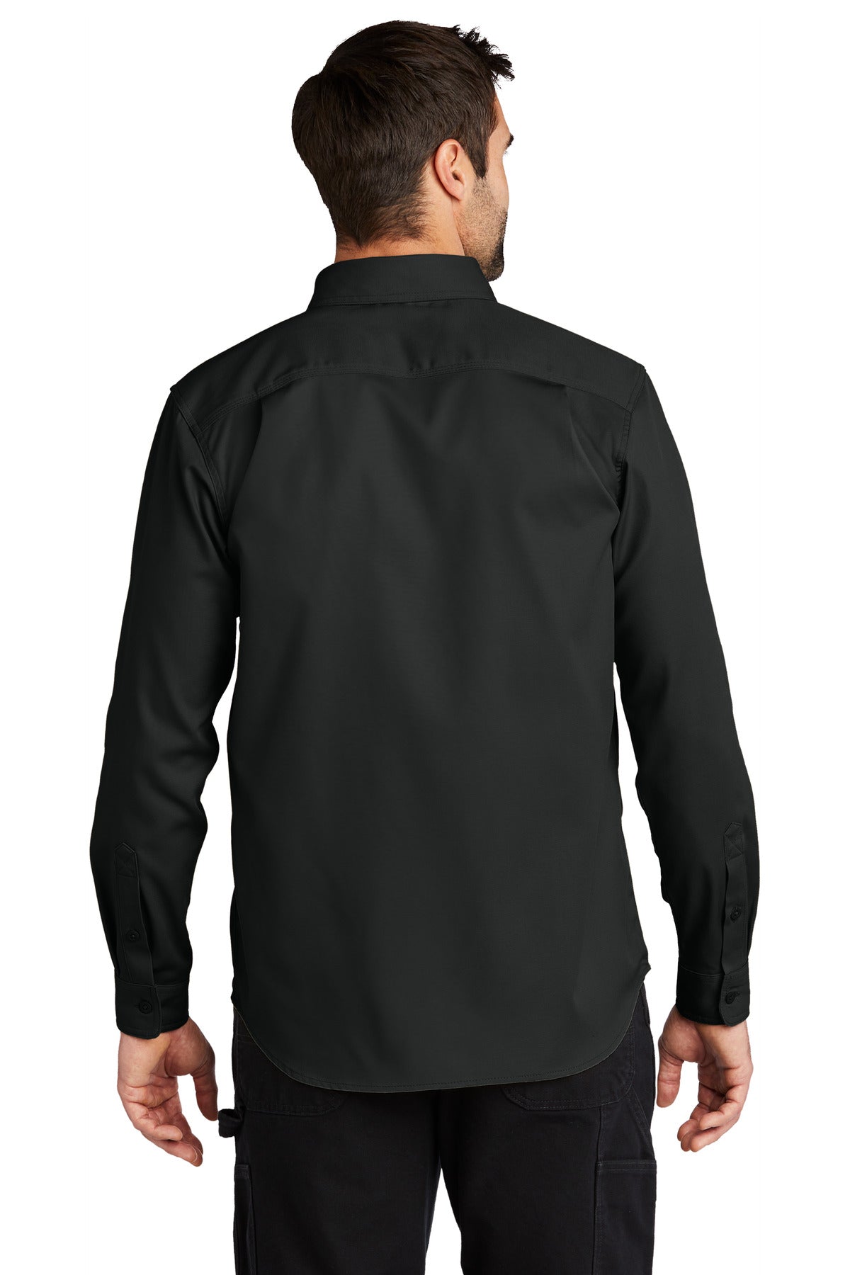 Black Carhartt Rugged Professional Series Long Sleeve Shirt CT106689