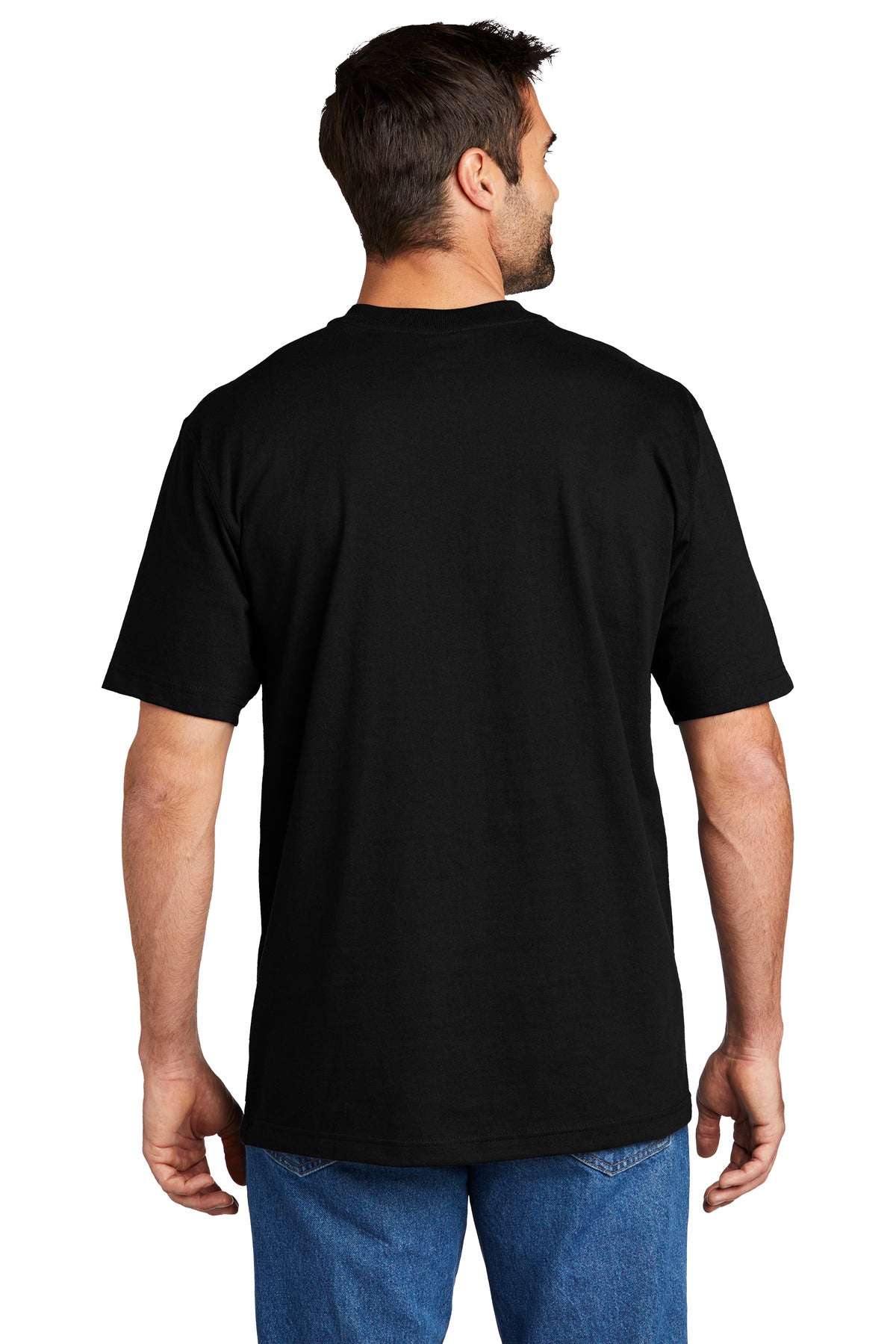 Black Carhartt Short Sleeve Henley T-Shirt CTK84