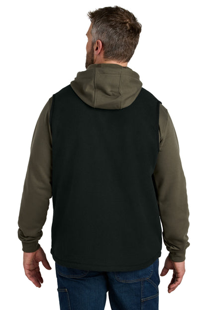 Black Carhartt Textured Fleece Vest CT106418