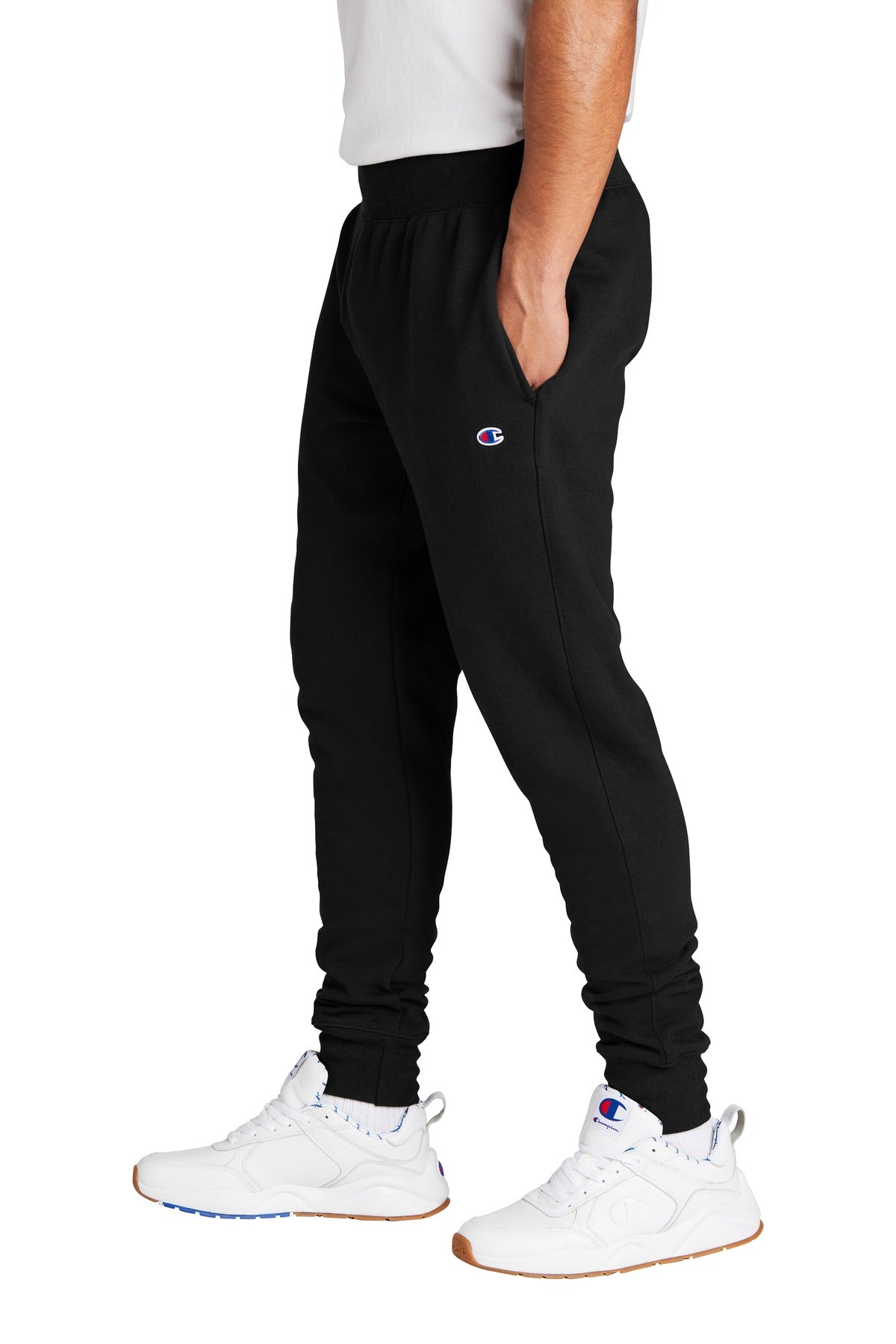 Black Champion Reverse Weave Jogger RW25