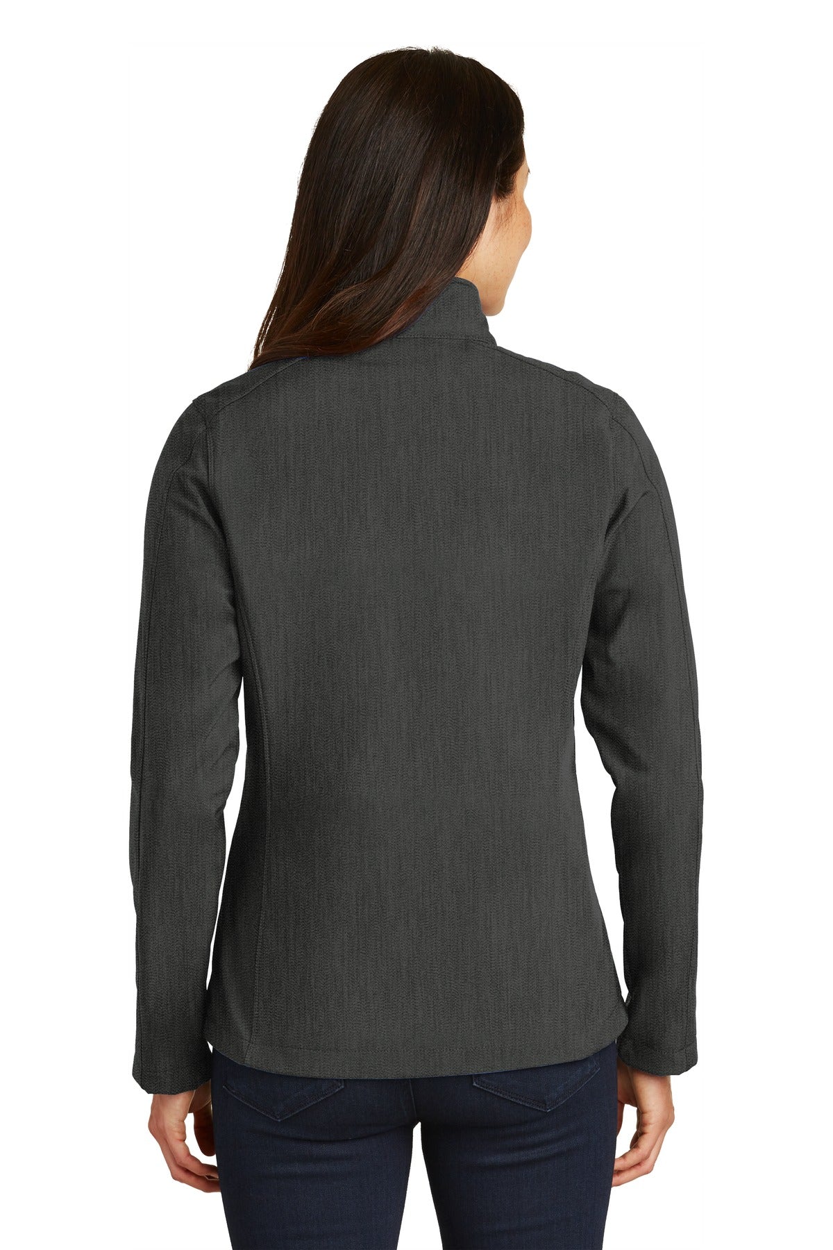 Black Char Hth Port Authority Women's Core Soft Shell Jacket. L317