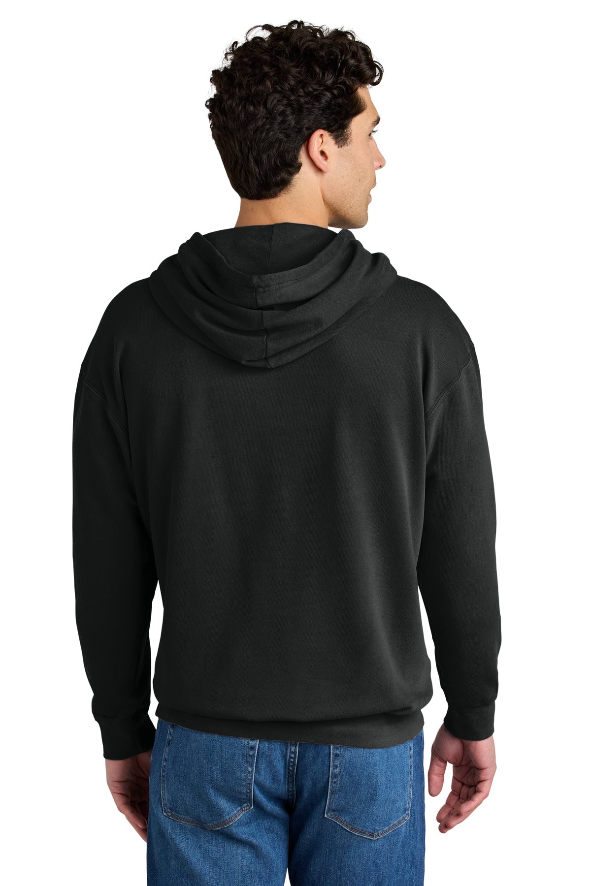 Black Comfort Colors Lightweight Hooded Sweatshirt 1467