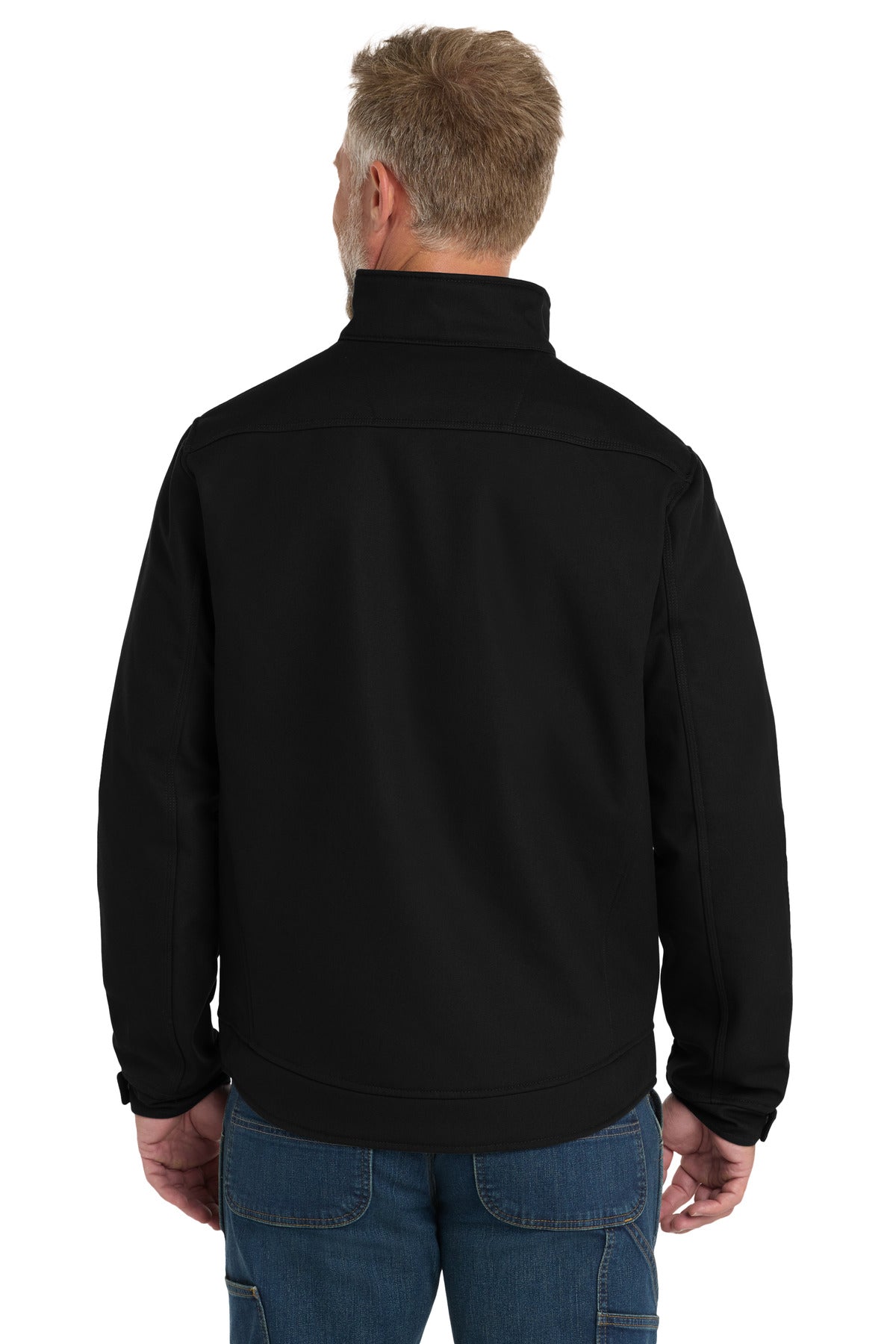 Black CornerStone Duck Bonded Soft Shell Jacket CSJ60