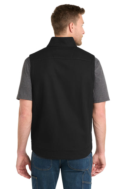 Black CornerStone Duck Bonded Soft Shell Vest CSV60