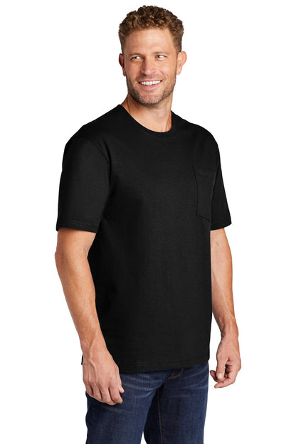 Black CornerStone Workwear Pocket Tee CS430