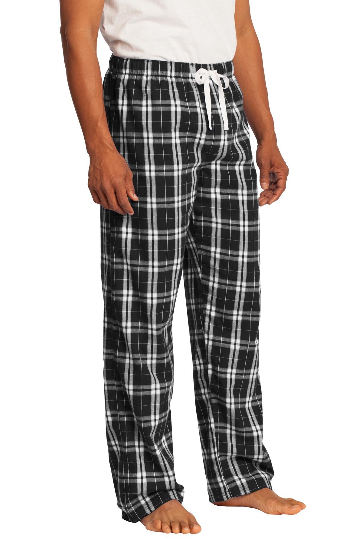 Black District Flannel Plaid Pant. DT1800
