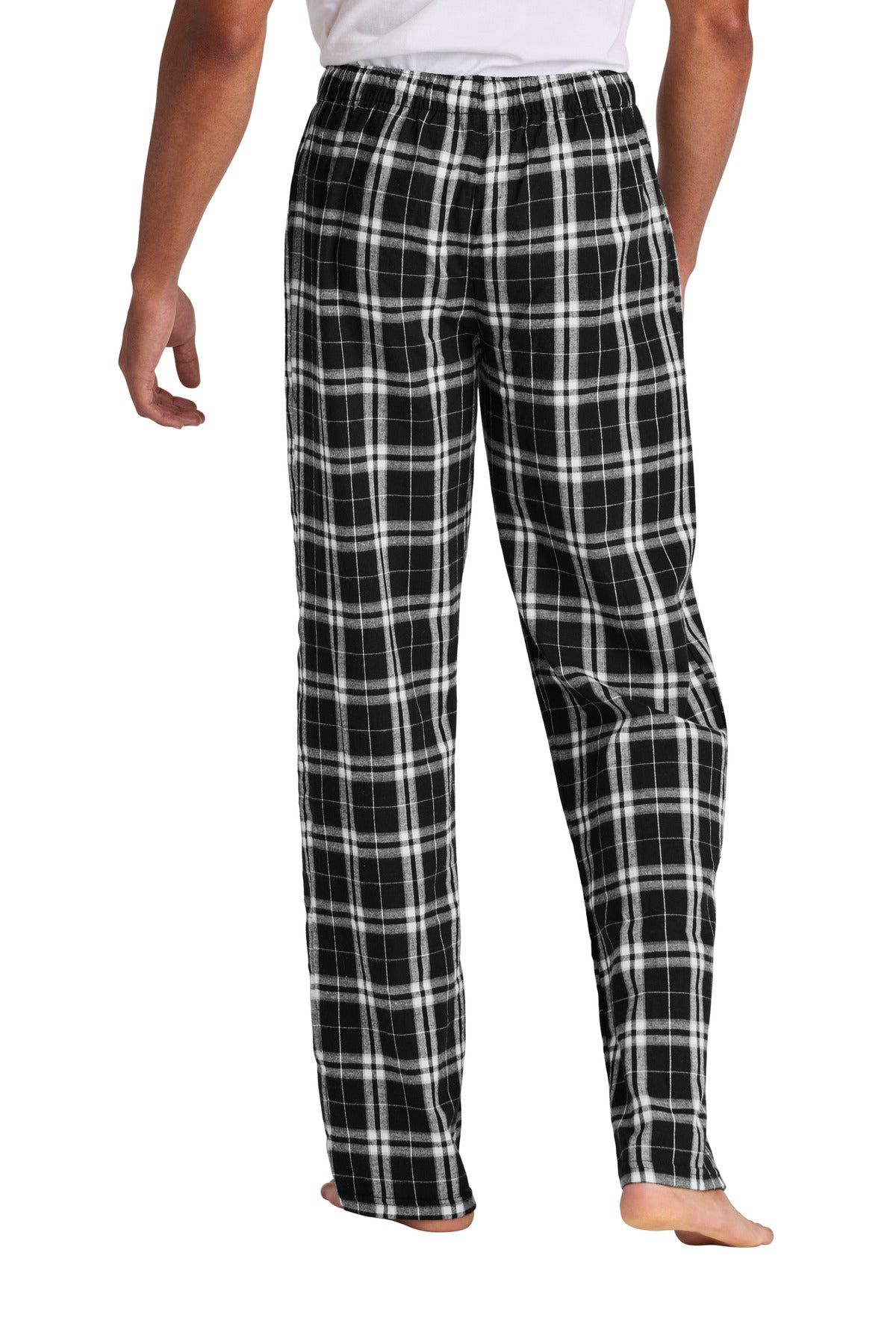 Black District Flannel Plaid Pant. DT1800