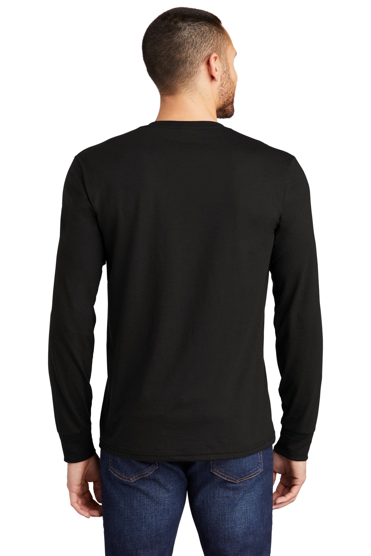 Black District Perfect Tri Long Sleeve Tee . DM132
