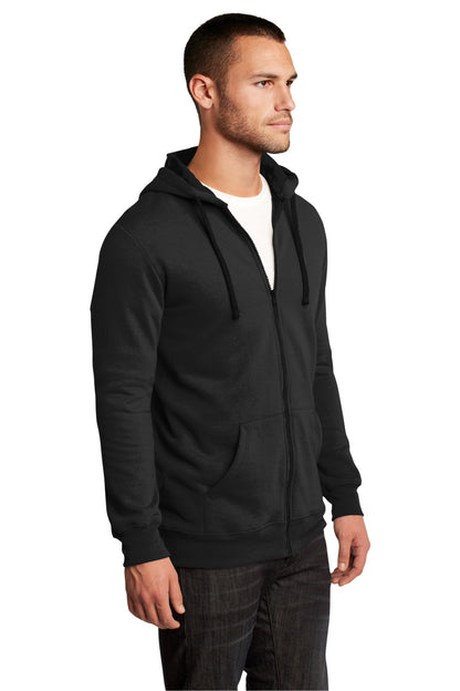 Black District The Concert Fleece Full-Zip Hoodie. DT800