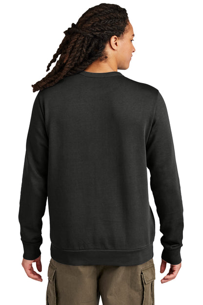 Black District Wash Fleece Crew DT2204