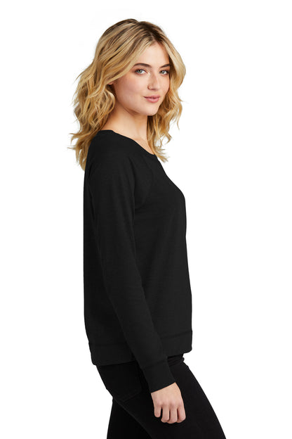 Black District Women's Featherweight French Terry Long Sleeve Crewneck DT672