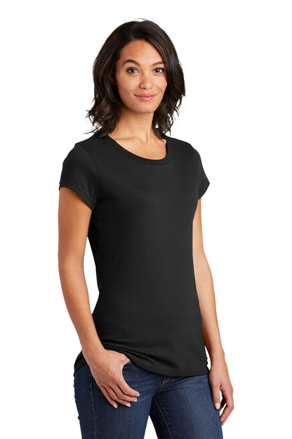 Black District Women's Fitted Very Important Tee . DT6001