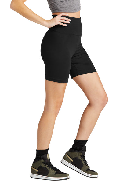 Black District Women's Flex High-Waist Bike Short DT7509