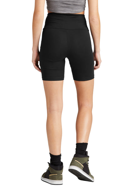 Black District Women's Flex High-Waist Bike Short DT7509