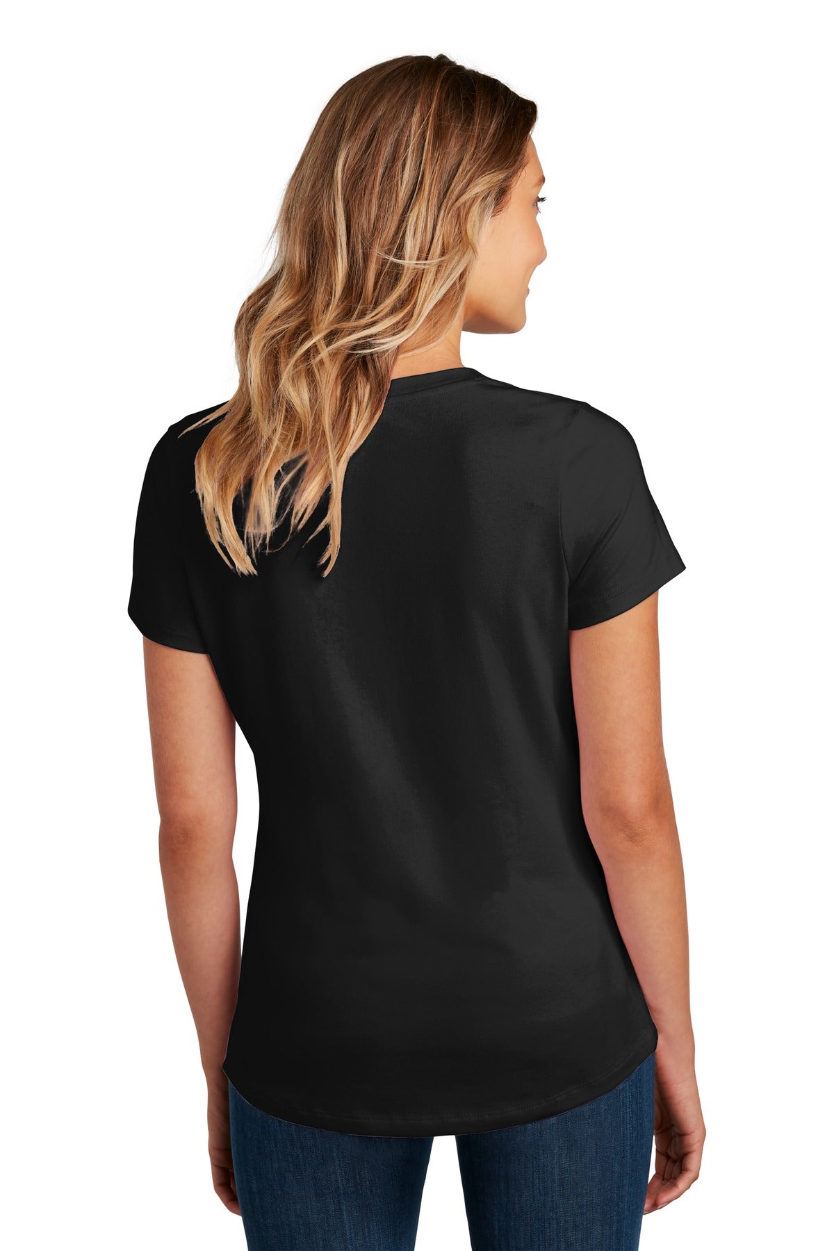 Black District Women's Flex Scoop Neck Tee DT7501
