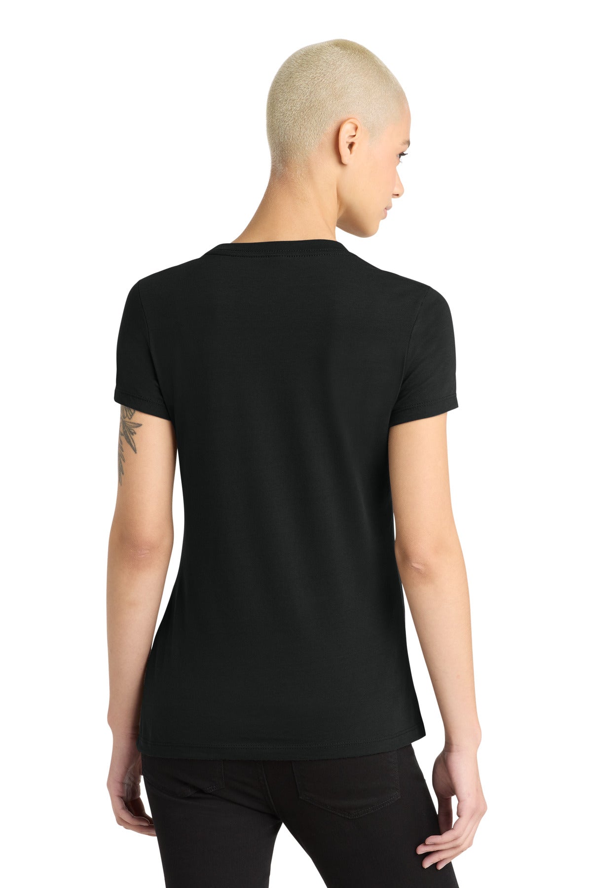 Black District Women's Perfect Blend CVC Tee. DM108L