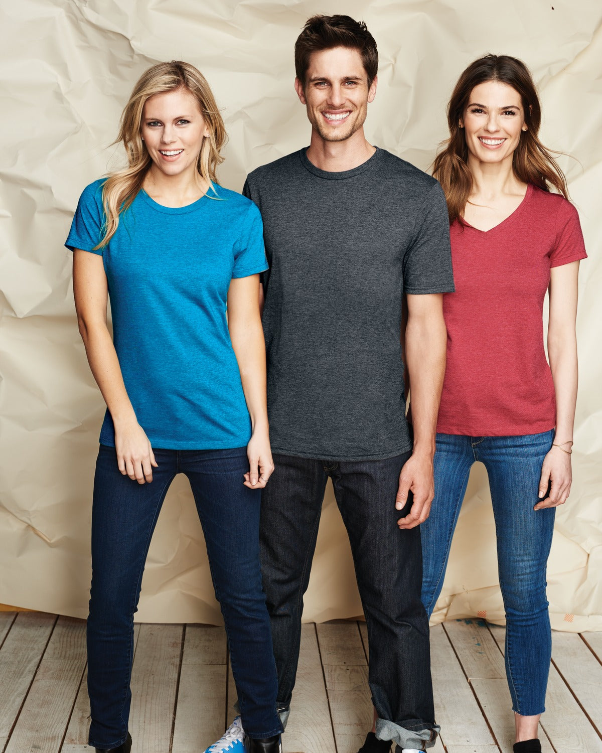 Black District Women's Perfect Blend CVC Tee. DM108L