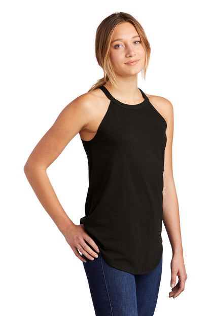 Black District Women's Perfect Tri Rocker Tank. DT137L