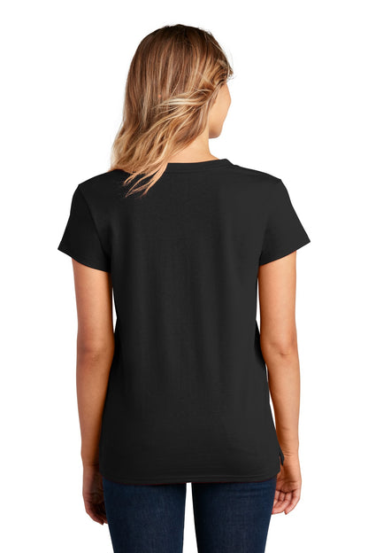 Black District Women's Re-Tee V-Neck DT8001