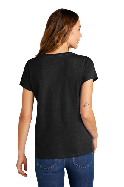 Black District Women's The Concert Tee V-Neck DT5002