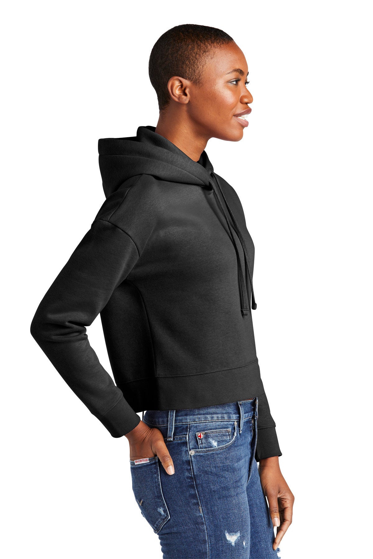 Black District Women's V.I.T. Fleece Hoodie DT6101