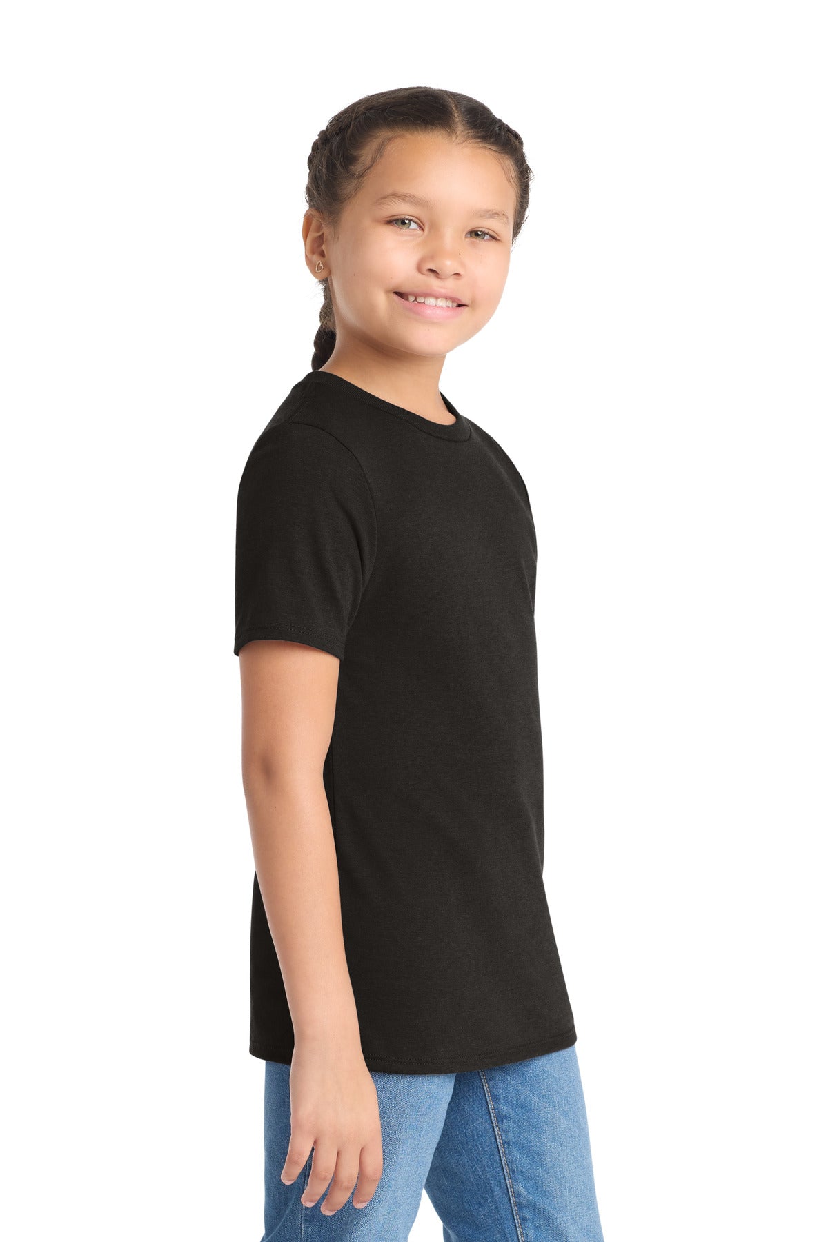 Black District Youth Perfect Tri Tee. DT130Y