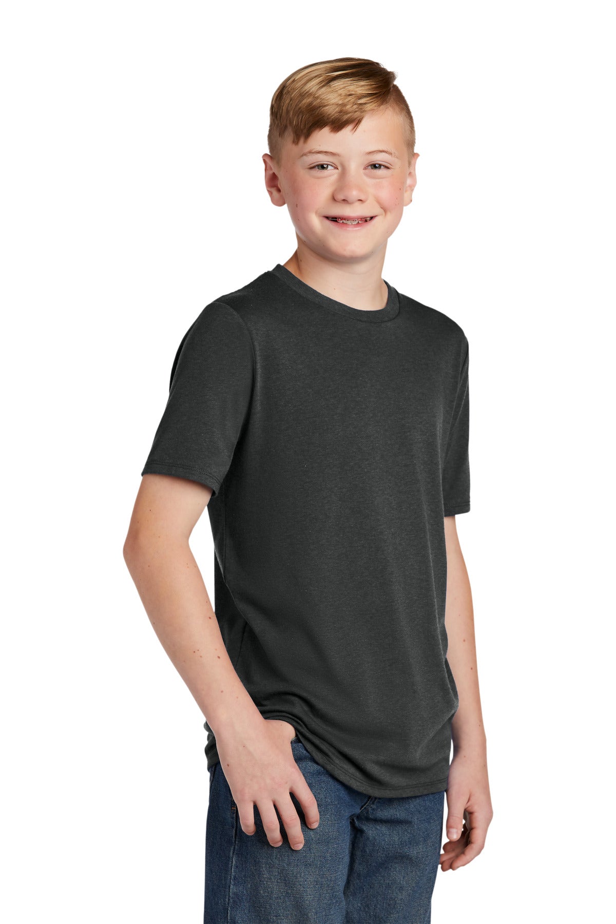 Black District Youth Perfect Tri Tee. DT130Y