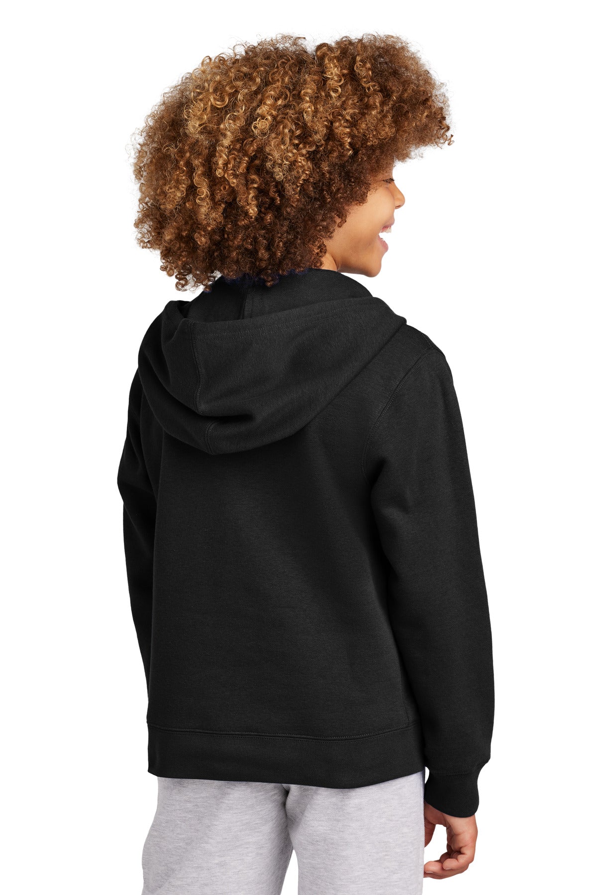 Black District Youth V.I.T. Fleece Full-Zip Hoodie DT6102Y