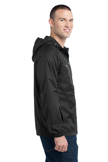 Black Eddie Bauer - Packable Wind Jacket. EB500