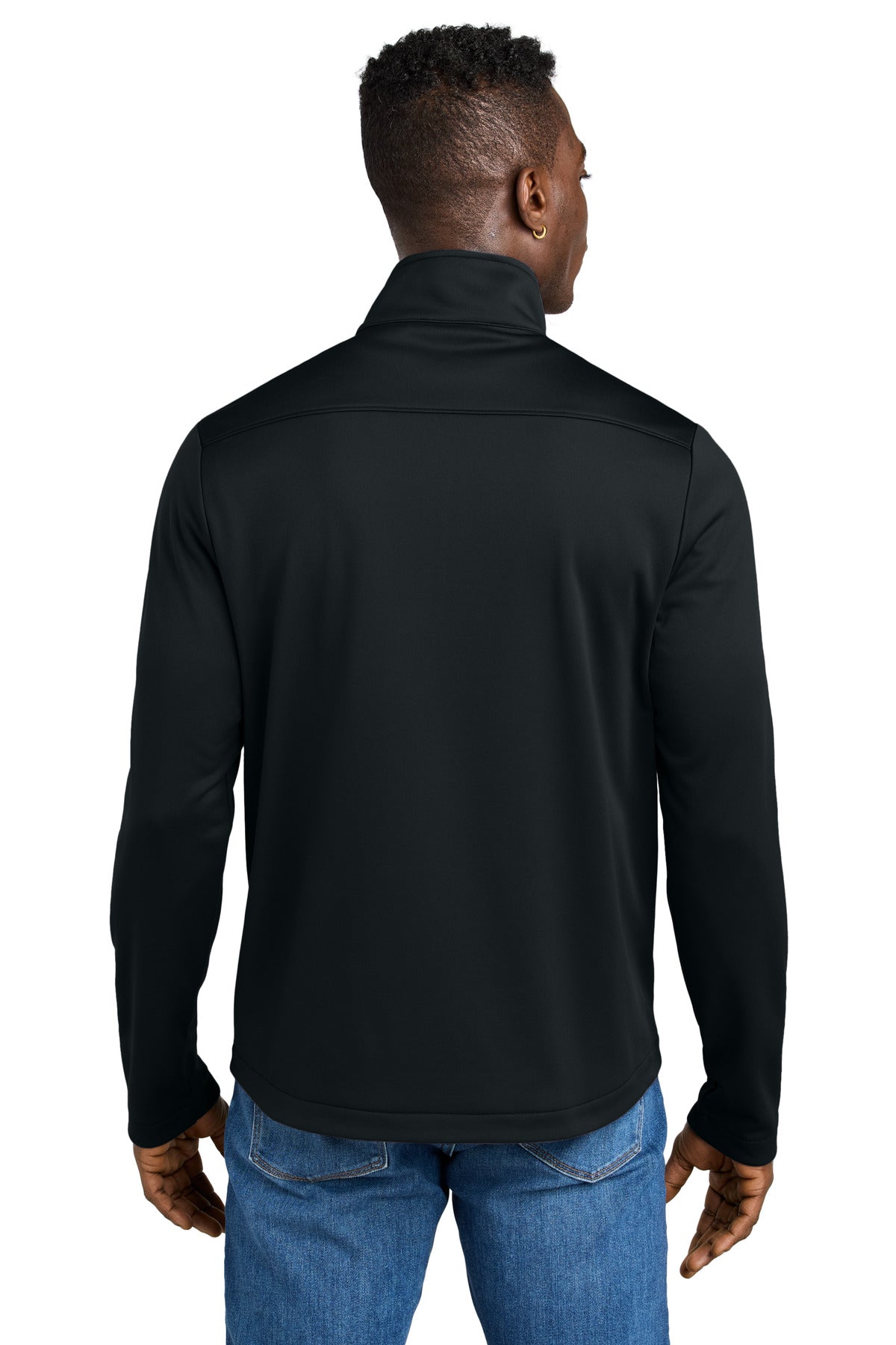 Black Eddie Bauer Smooth Mid Layer Fleece 1/2-Zip EB2360