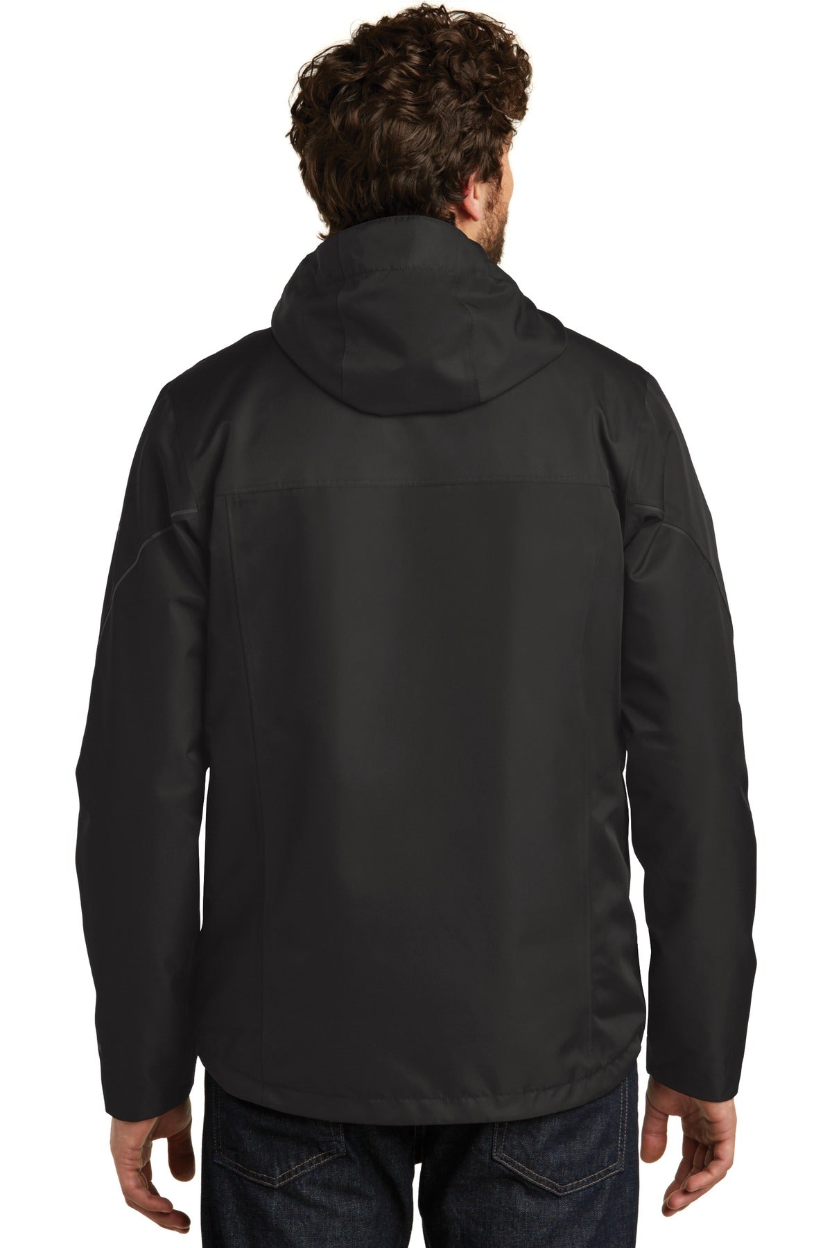 Black Eddie Bauer WeatherEdge Plus 3-in-1 Jacket. EB556