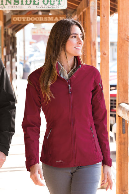 Black Eddie Bauer Women's Soft Shell Jacket. EB531
