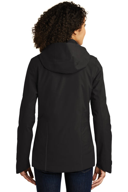 Black Eddie Bauer Women's WeatherEdge Plus Insulated Jacket. EB555