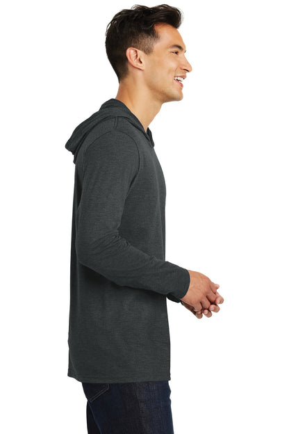 Black Frost District Perfect Tri Long Sleeve Hoodie. DM139