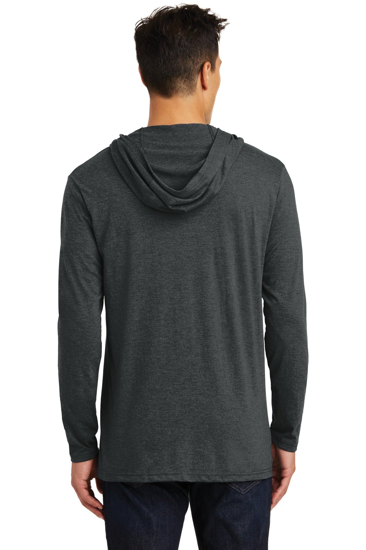 Black Frost District Perfect Tri Long Sleeve Hoodie. DM139