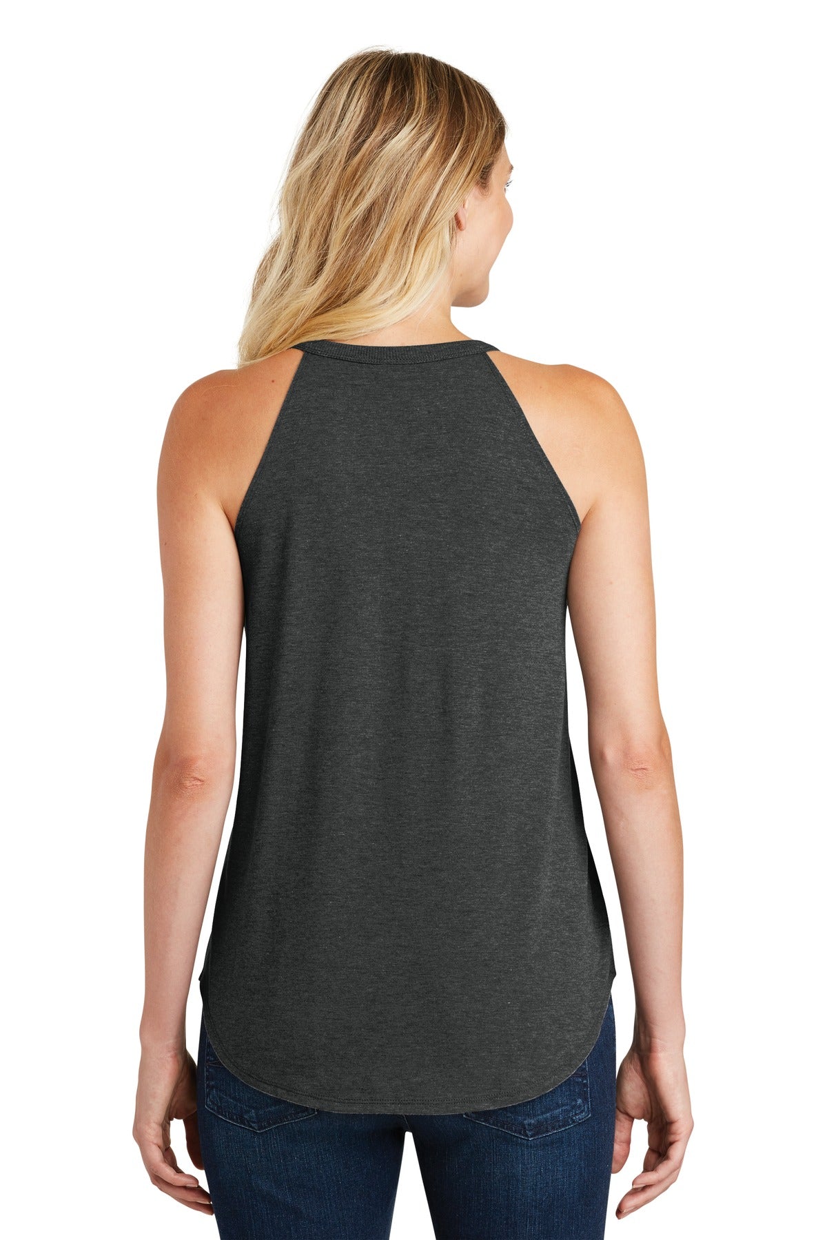 Black Frost District Women's Perfect Tri Rocker Tank. DT137L