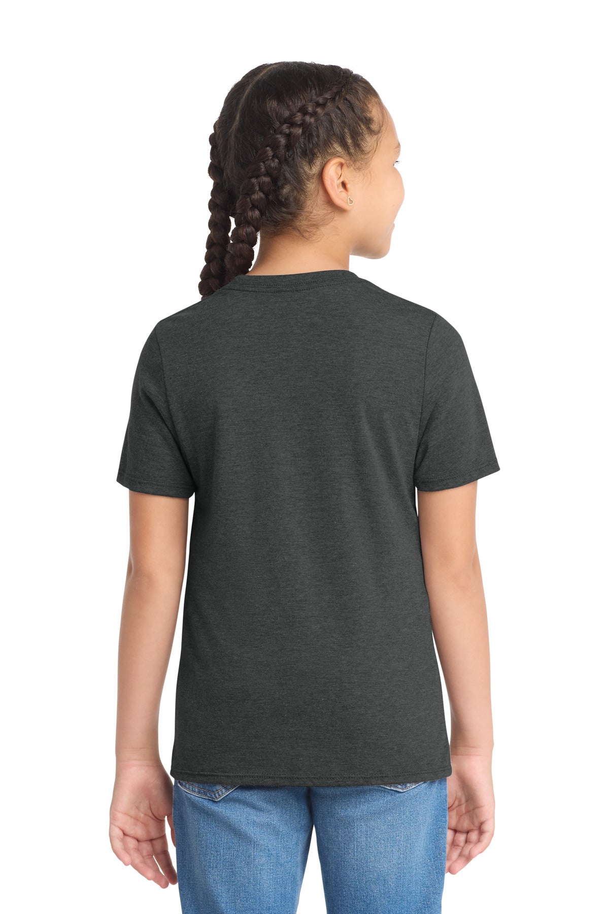 Black Frost District Youth Perfect Tri Tee. DT130Y
