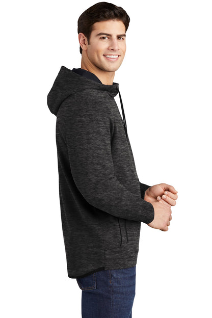 Black Hthr Sport-Tek Triumph Hooded Pullover ST280